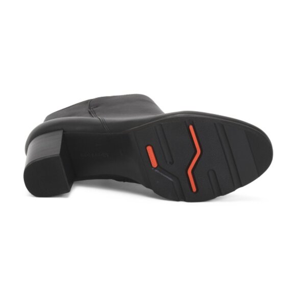 ROCKPORT Black Leather Stretch Comfort Booties - Picture 3 of 3